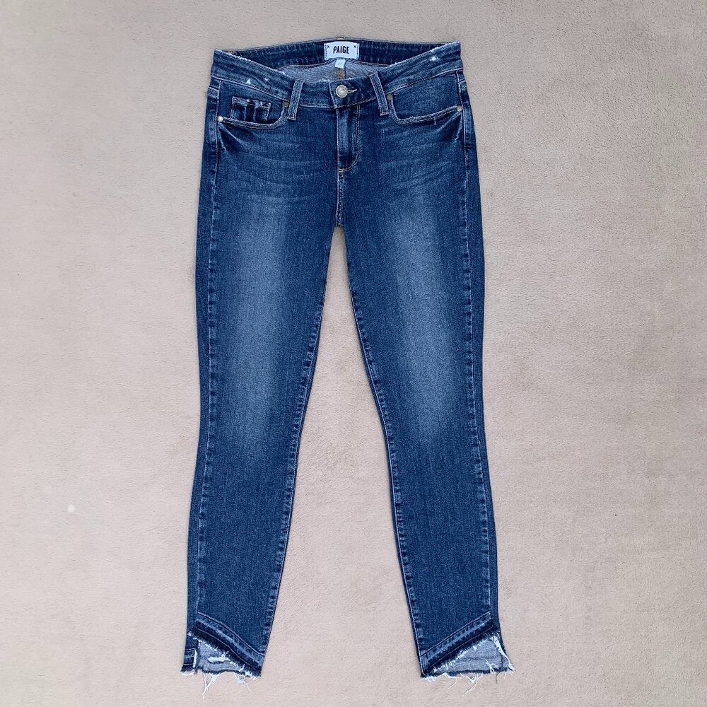 Paige Verdugo Ankle Skinny Low Rise Jeans Sz27